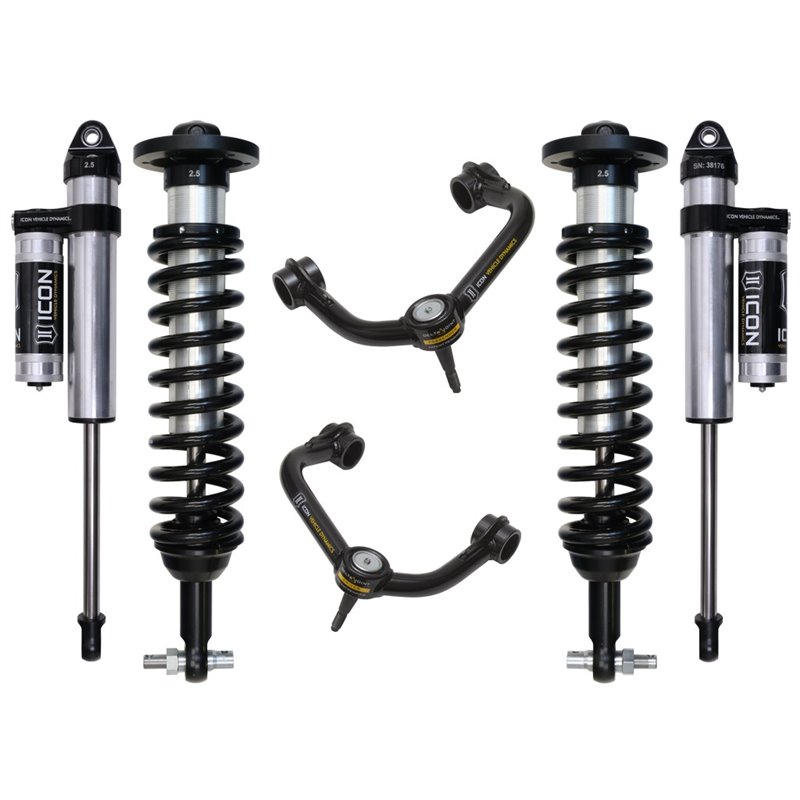 ICON Alloys | 2015-2020 Ford F150 2WD, 0-3" Lift, Stage 3 Suspension System, Tubular UCA