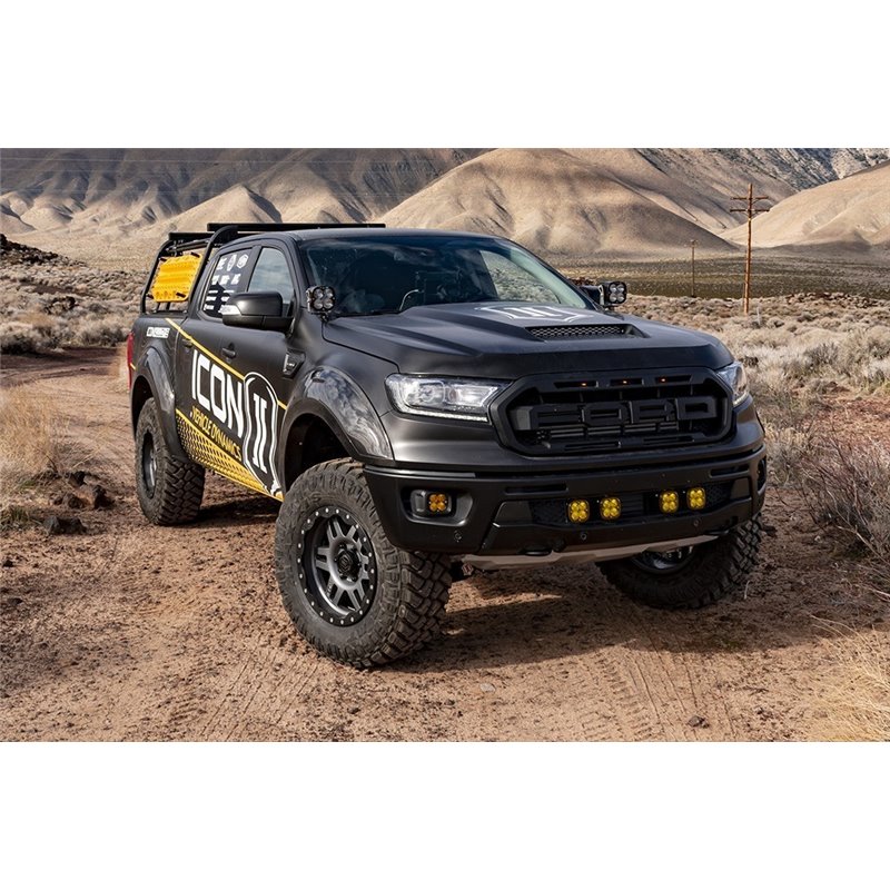 ICON Alloys | 19-21 Ford Ranger, 0-3.5" Lift, Stage 4 Susp System, Billet UCA Al Knuckle