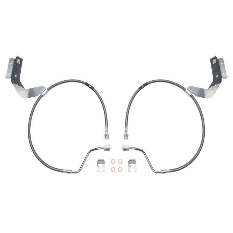 ICON Impact | 2005-07 Ford F250/F350 SD, Front, 2.5" Extended Stainless Brake Line Kit