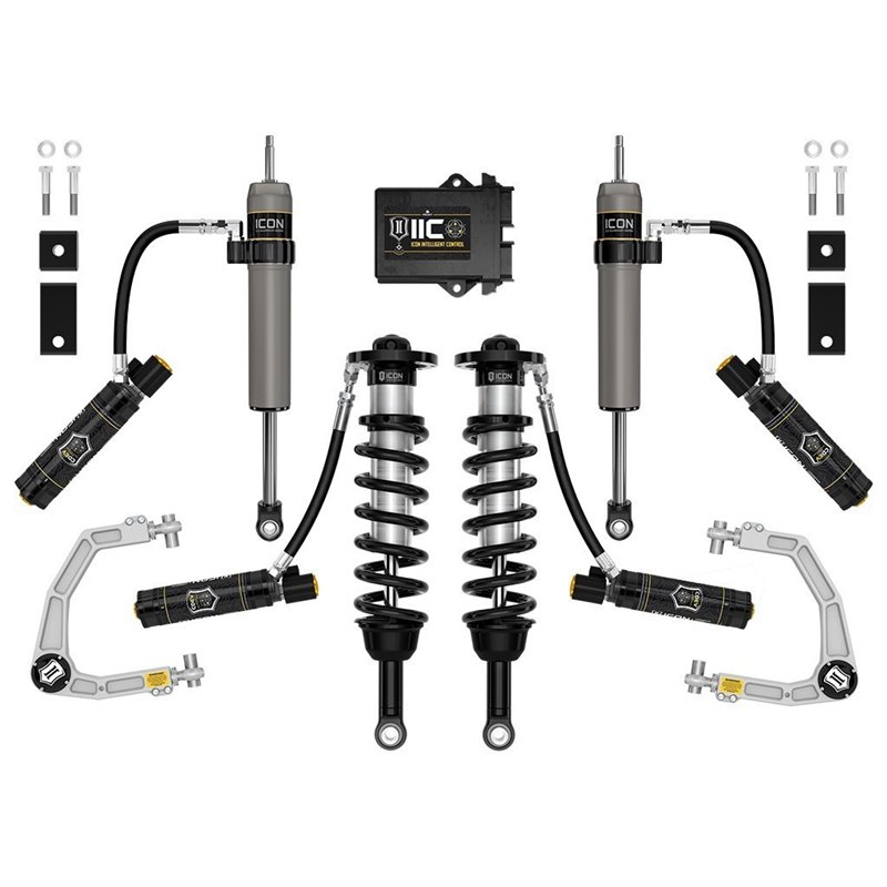ICON Impact | 22-23 Toyota Tundra 1.25-3.5" Lift Stage 12, 2.5 Suspension System, Billet