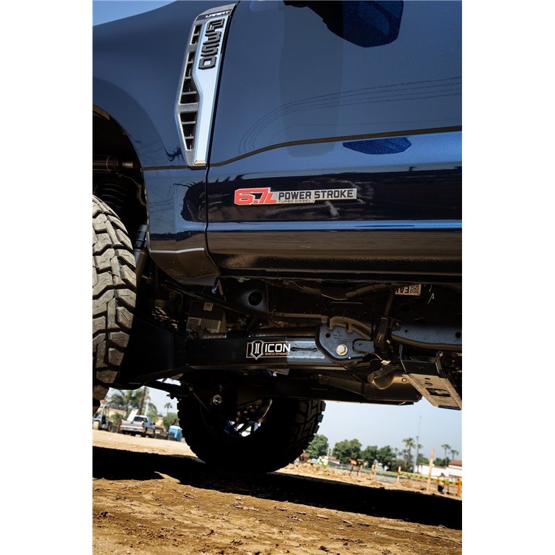 ICON Impact | 2023 Ford F-250/F-350 Super Duty 4WD Diesel, 2.5" Lift, Stage 5 Suspension System w/ Radius Arms
