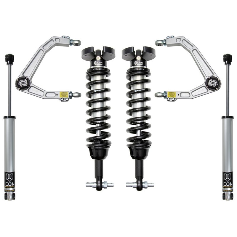 ICON Impact | 2019-2023 GM 1500, 1.5-3.5" Lift, Stage 2 Suspension System, Billet UCA