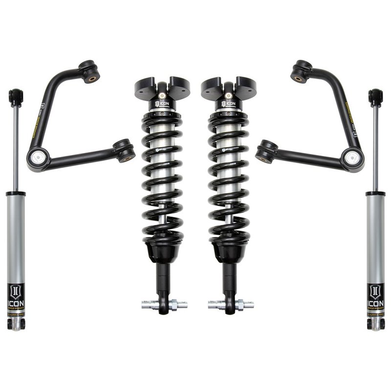 ICON Impact | 2019-2023 GM 1500, 1.5-3.5" Lift, Stage 2 Suspension System, Tubular UCA