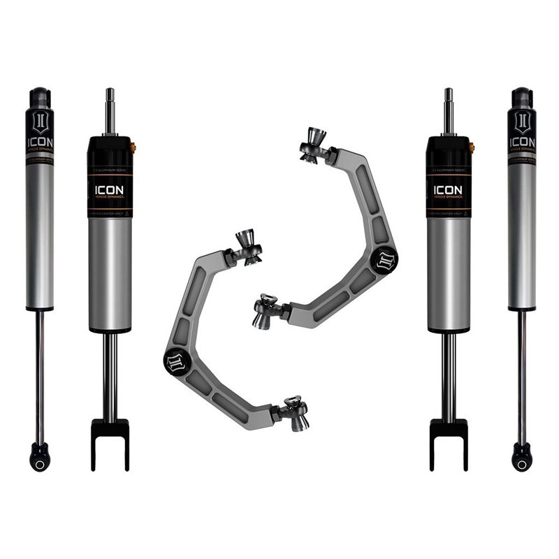 ICON Impact | 2020-Up GM 2500/3500 HD, 0-2" Lift, Stage 1 Suspension System, Billet UCA