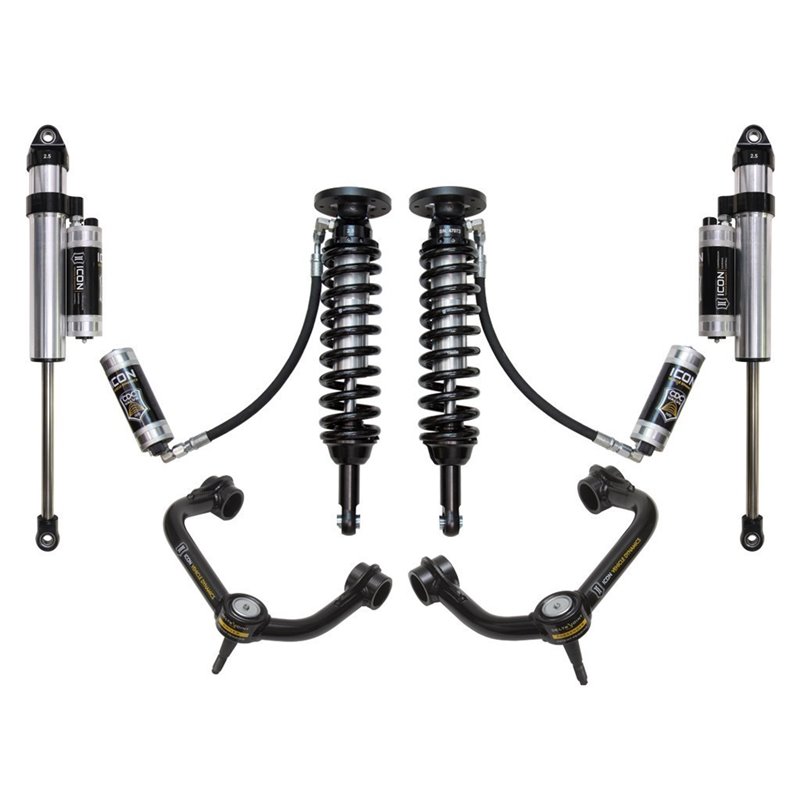 ICON Impact | 09-13 Ford F150 4WD, 1.75-2.63" Lift Stage 5 Suspension System, Tubular UCA