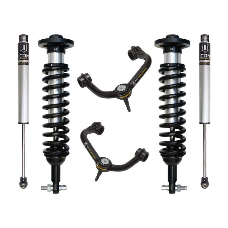 ICON Impact | 2015-20 Ford F150 4WD, 0-2.63" Lift, Stage 2 Suspension System, Tubular UCA