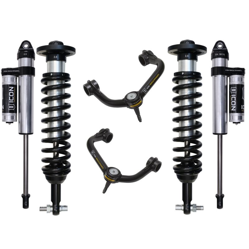 ICON Impact | 2015-20 Ford F150 4WD, 0-2.63" Lift, Stage 3 Suspension System, Tubular UCA