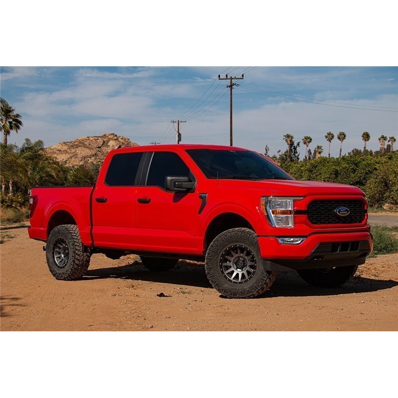 ICON Impact | 21-23 Ford F150 2WD, 0-3" Lift, Stage 2 Suspension System, Billet UCA