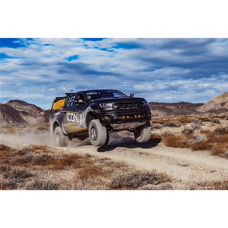 ICON Impact | 19-21 Ford Ranger, 0-3.5" Lift, Stage 4 Susp System, Billet UCA Al Knuckle