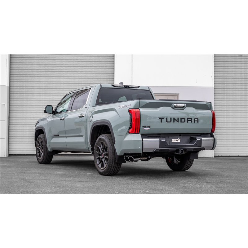 Borla | 2022-2024 Toyota Tundra Cat-Back(tm) Exhaust System S-Type - Tundra 3.5T 2022-2024