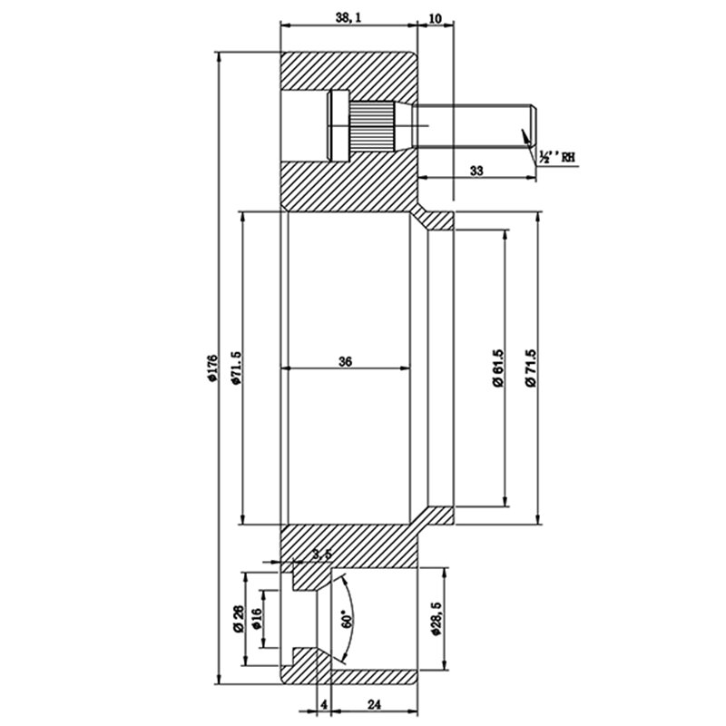 DAI | Wheel Spacer 1.5" / 71.5mm / 5x114.3 / 1/2"