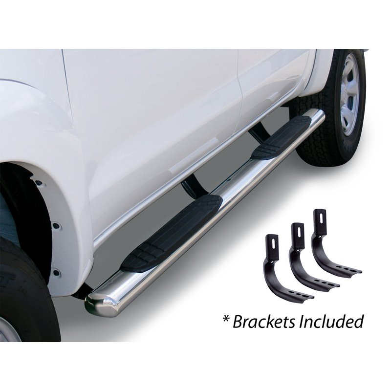 Go Rhino | 4" OE Xtreme Side Steps w/ Mounting Brackets Kit - Ram 1500 / 2500 / 3500 2002-2003