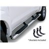 Go Rhino | 4" OE Xtreme Side Steps w/ Mounting Brackets Kit - Silverado / Sierra 2500 HD / 3500 HD 6.6L 2015