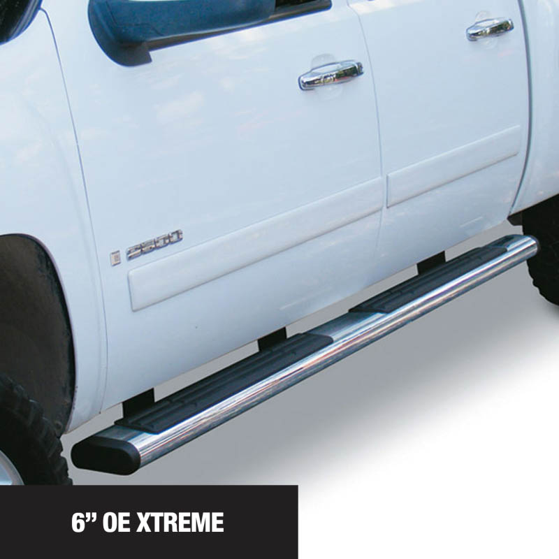 Go Rhino | 6" OE Xtreme Side Steps w/ Mounting Brackets Kit - Ram 1500 / 2500 / 3500 2002-2003