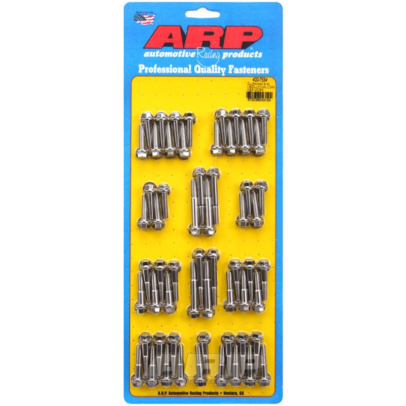ARP | Duramax 6.6L LBZ/LLY/LML/LMM Hex Valve Cover Bolt Kit - Polished Stainless Steel