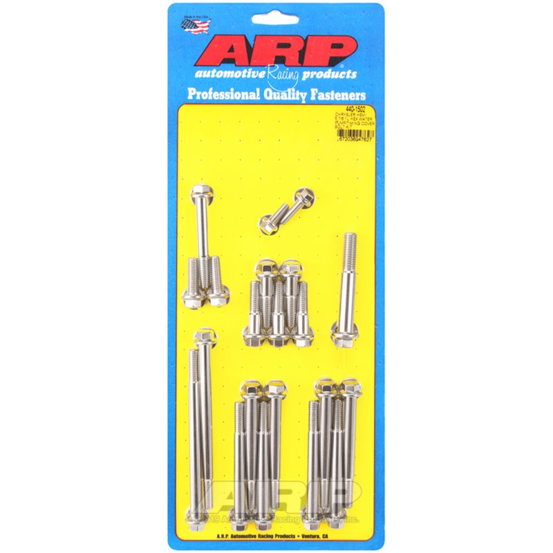ARP | Chrysler Hemi 5.7/6.1L Stainless Steel Hex Water Pump/Timing Cover Bolt Kit