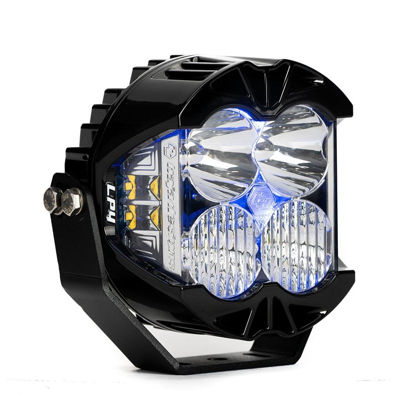 Baja Designs | LP4 Pro LED Auxiliary Light Pod - Light Pattern: Driving/Combo Color: Clear Backlight: Blue