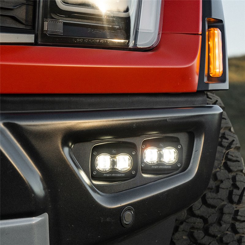 Baja Designs | - 448166 - Ford Raptor S2 SAE Dual Fog Pocket Kit
