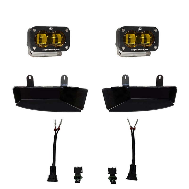 Baja Designs | - 448170 - Dodge, Ram S2 SAE Fog Pocket Light Kit