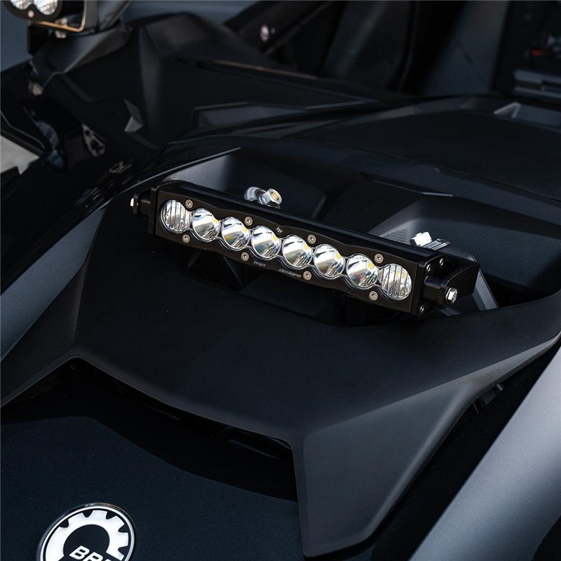 Baja Designs | Can-Am Maverick R 10" S8 Shock Tower Kit - Light Pattern: Driving/Combo Color: Clear