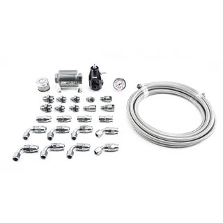 DeatschWerks | X2 Series Pump Module -6AN PTFE Plumbing Kit for 2010-15 Camaro Base or SS