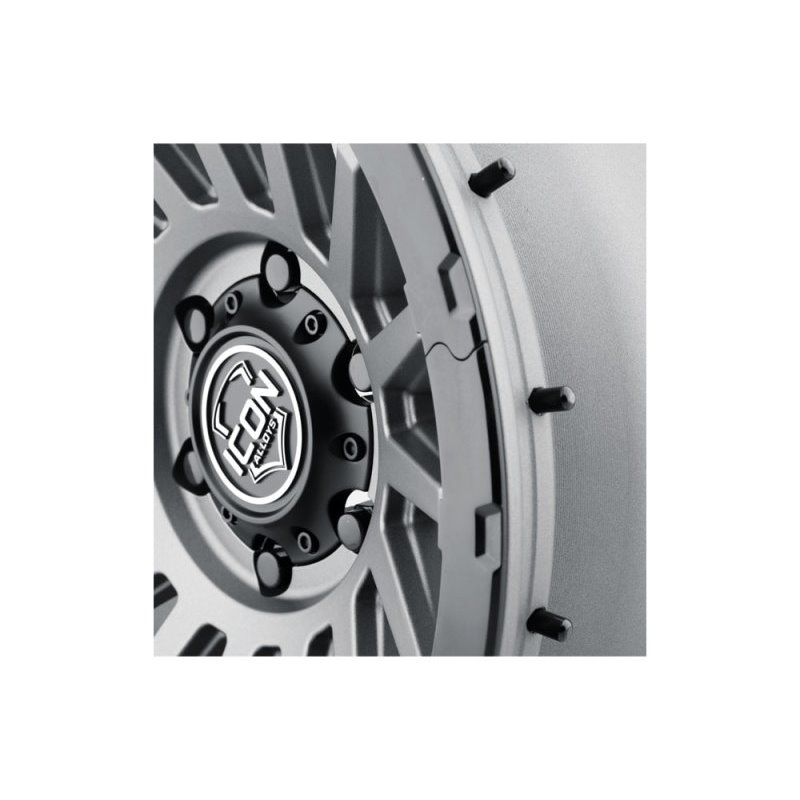 ICON Alloys | Recon Pro, Charcoal, 17 x 8.5 / 6 x 5.5, 0mm Offset, 4.75" BS
