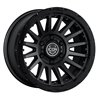 ICON Alloys | Recon Pro, Satin Black, 17 x 8.5 / 6 x 5.5, 0mm Offset, 4.75" BS