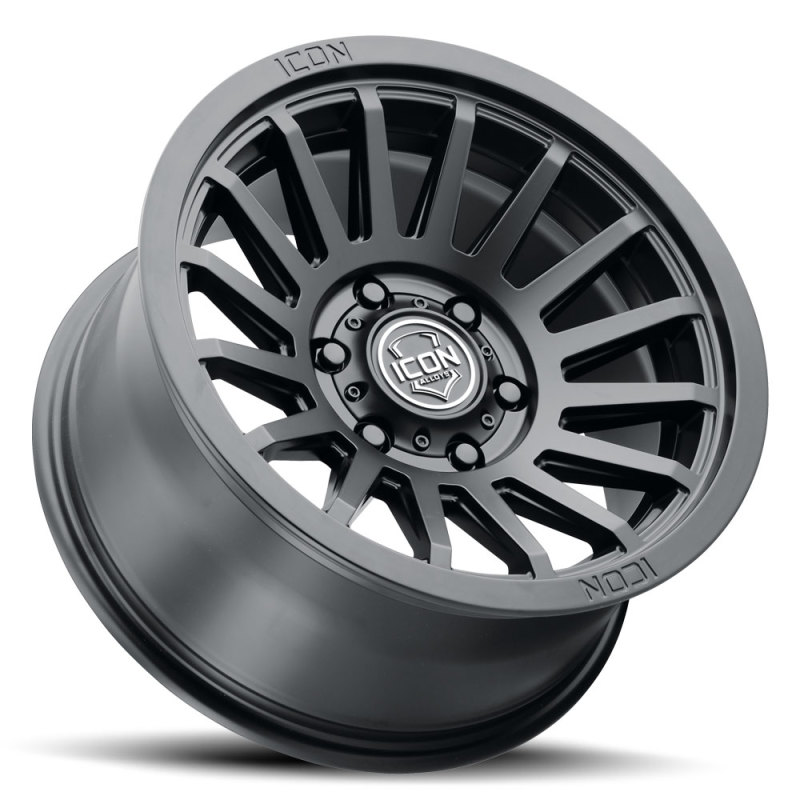 ICON Alloys | Recon SLX, Satin Black, 18 x 9 / 6 x 5.5, 25mm Offset, 6" BS