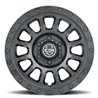 ICON Alloys | Hulse, Double Black, 17 x 8.5 / 6 x 5.5, 0mm Offset, 4.75" BS