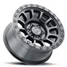 ICON Alloys | Hulse, Double Black, 17 x 8.5 / 6 x 5.5, 0mm Offset, 4.75" BS
