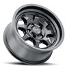 ICON Alloys | Nuevo, Satin Black, 17 x 8.5 / 6 x 5.5, 0mm Offset, 4.75" BS