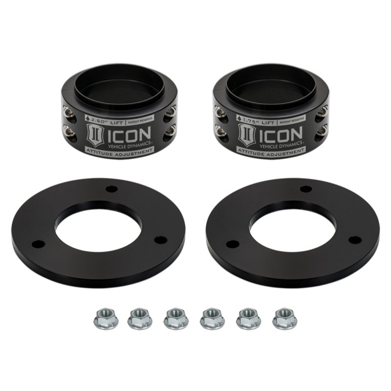 ICON Alloys | 21-23 Ford Raptor .5-2.5" Lift Adjustment Collar Front Leveling Kit