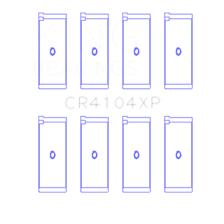 King Bearings | CONNECTING ROD BEARING SET For AUDI ABB, ABM, ADP, PP, RN