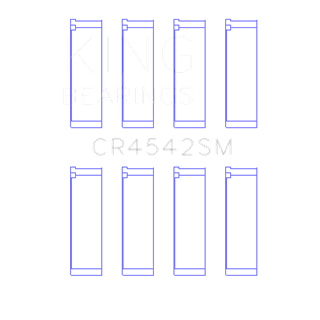 King Bearings | CONNECTING ROD BEARING SET For HONDA K-SERIES (EXCEPT A3), 16V 2.0L, 2.3L, 2.4L