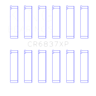King Bearings | CONNECTING ROD BEARING SET For HONDA J30, J35