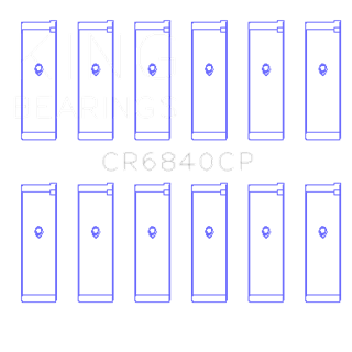 King Bearings | CONNECTING ROD BEARING SET For NISSAN VQ40DE