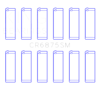 King Bearings | CONNECTING ROD BEARING SET For BMW N52 B25/B30, N53 B25/B30 3.0L