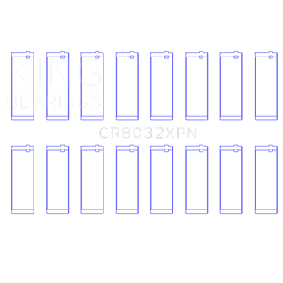 King Bearings | CONNECTING ROD BEARING SET For CHRYSLER 345, 370 16V
