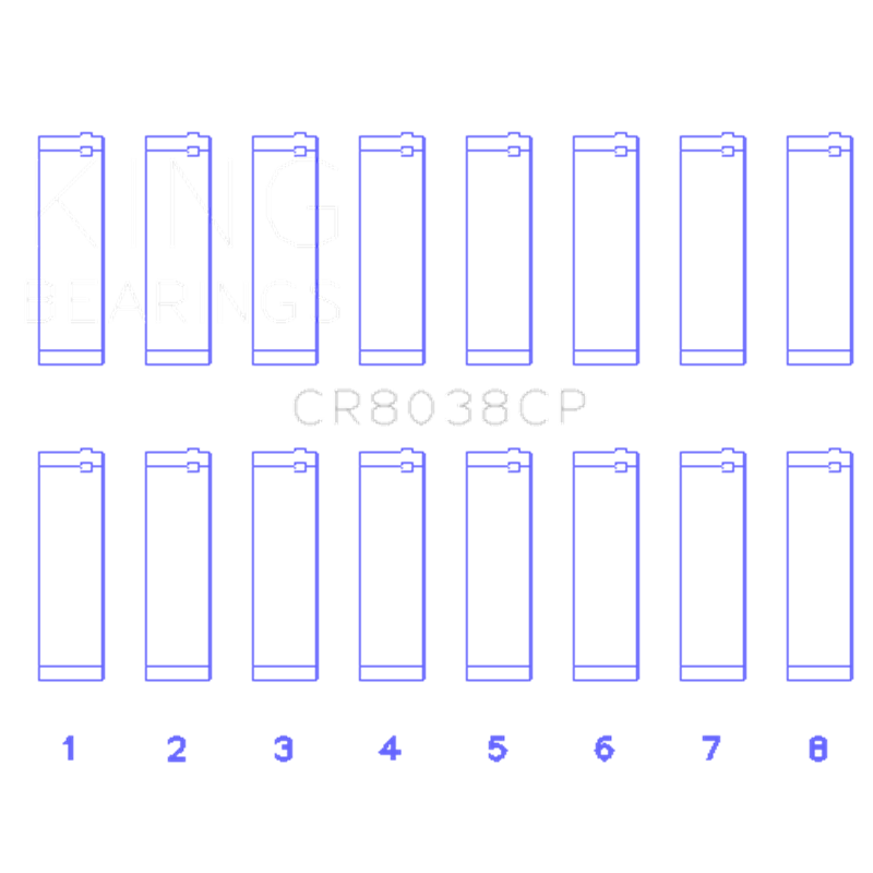 King Bearings | CONNECTING ROD BEARING SET For FORD INTERNATIONAL POWER-STROKE DIESEL