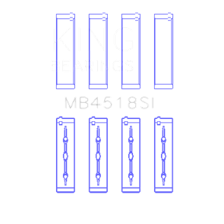 King Bearings | MAIN BEARING SET For CHRYSLER PENTASTAR 3.6L ERB V6