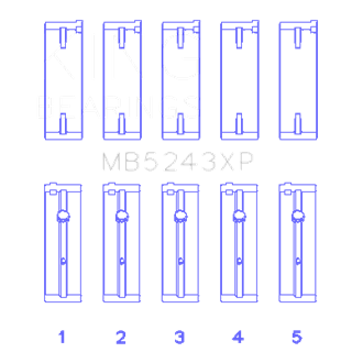 King Bearings | MAIN BEARING SET For NISSAN SR20DE