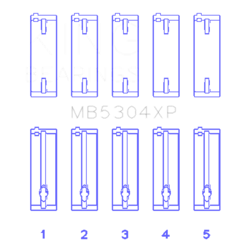 King Bearings | MAIN BEARING SET For MAZDA B6, B6-T, ZM, B3, B5