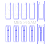 King Bearings | MAIN BEARING SET For DATSUN KA-24E