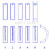 King Bearings | MAIN BEARING SET For FORD 302 CID COYOTE