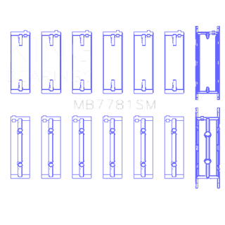 King Bearings | MAIN BEARING SET For BMW N57 D30 A/B/C, N57N, N57S