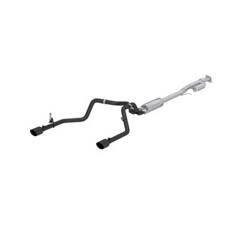 MBRP | Exhaust 3in. Cat Back 2.5in. Dual Rear BLK - Silverado / Sierra 1500 2.7T 2019-2024
