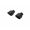MBRP | Exhaust 5in. OD, SEC 70 inlet, 7.7in. in length, Dual Wall, Angle Cut, BLK Tip Pairs. - Charger / Durango  2015-2024