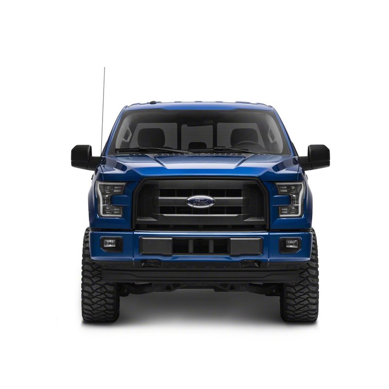 Raxiom | G3 Projector Headlights with LED Accent Black Housing Clear Lens - F-150 2.7T / 3.5L / 5.0L 2015-2017