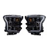 Raxiom | G3 Projector Headlights with LED Accent Black Housing Clear Lens - F-150 2.7T / 3.5L / 5.0L 2015-2017
