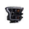 Raxiom | G3 Projector Headlights with LED Accent Black Housing Clear Lens - F-150 2.7T / 3.5L / 5.0L 2015-2017